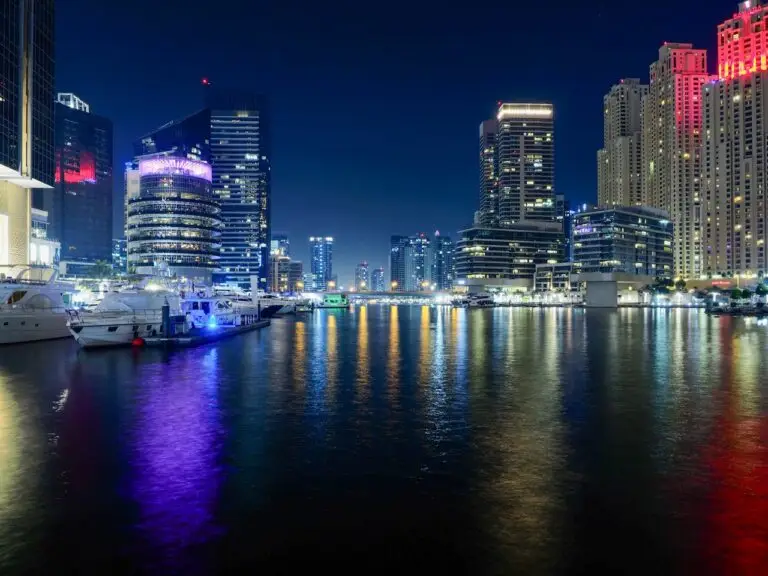 Night Views from Dubai Marina Cruise