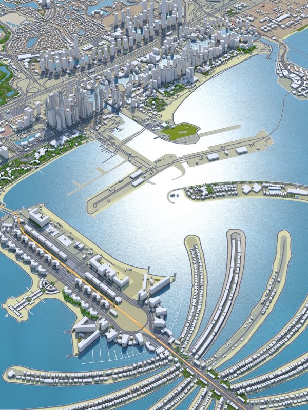 Dinner Cruise Dubai marina route map